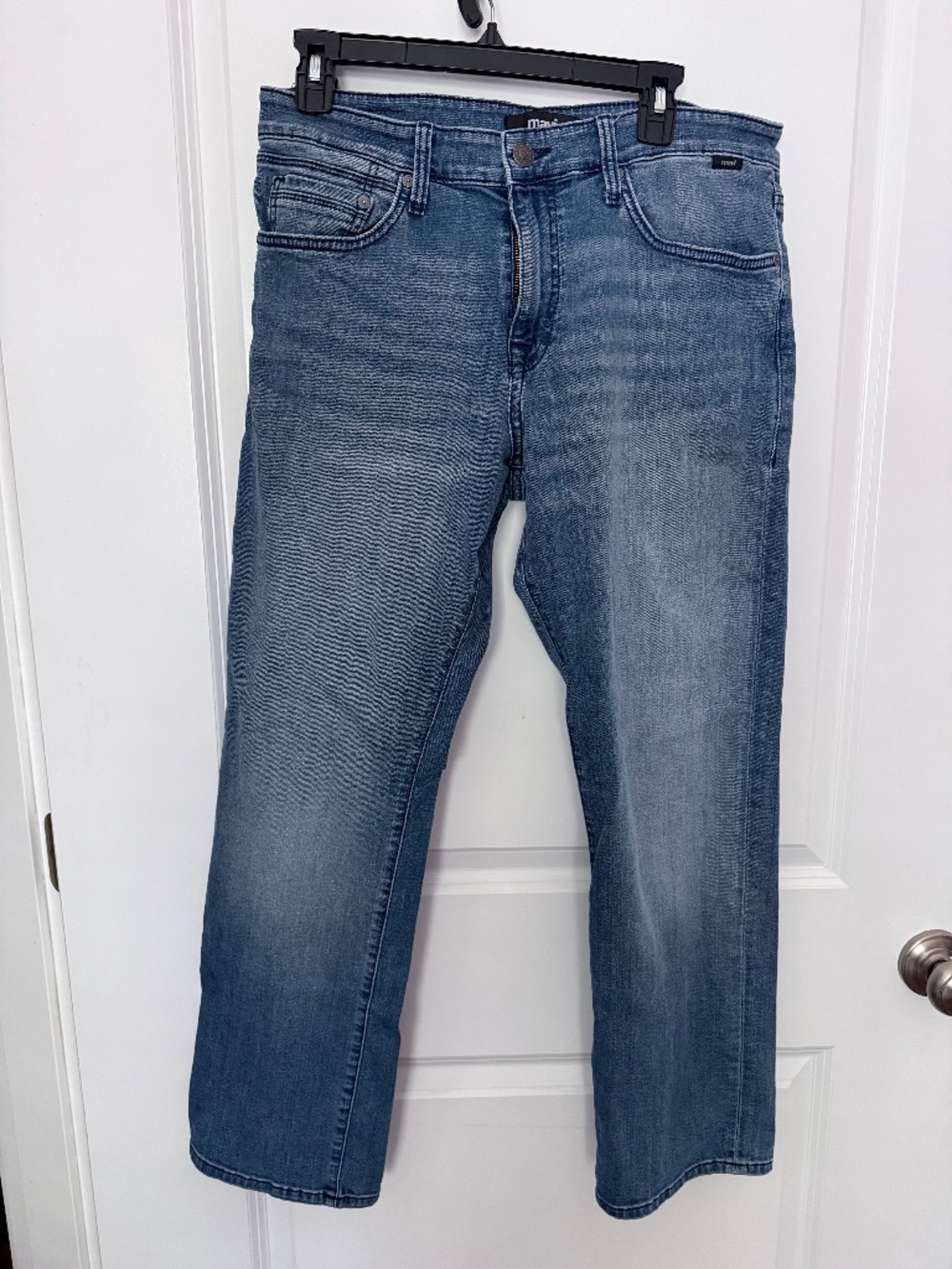 Mavi Matt Straight Leg denim Blue Jeans mens size 32 x 30